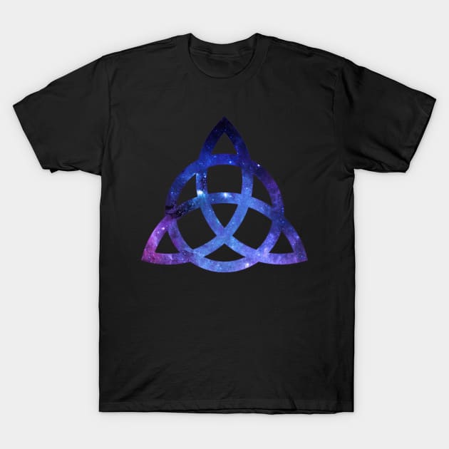 Galaxy Triquetra T-Shirt by AmandaPandaBrand